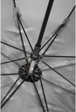 Cresta Flat Side Umbrella Black 125Cm -Visuitrusting Winkel Cresta Flat Side Umbrella Black 125Cm 3