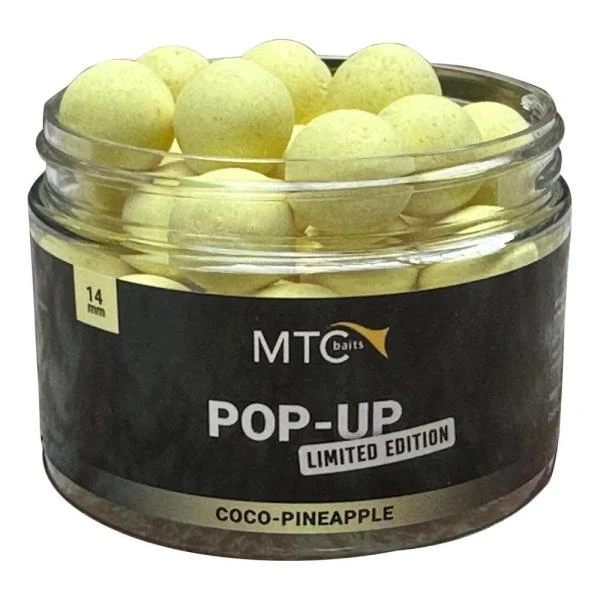 Mtc Baits Pop-Up Limited Edition Coco-Pineapple 14Mm 1 Mtc Baits Pop-Up Limited Edition Coco-Pineapple 14Mm