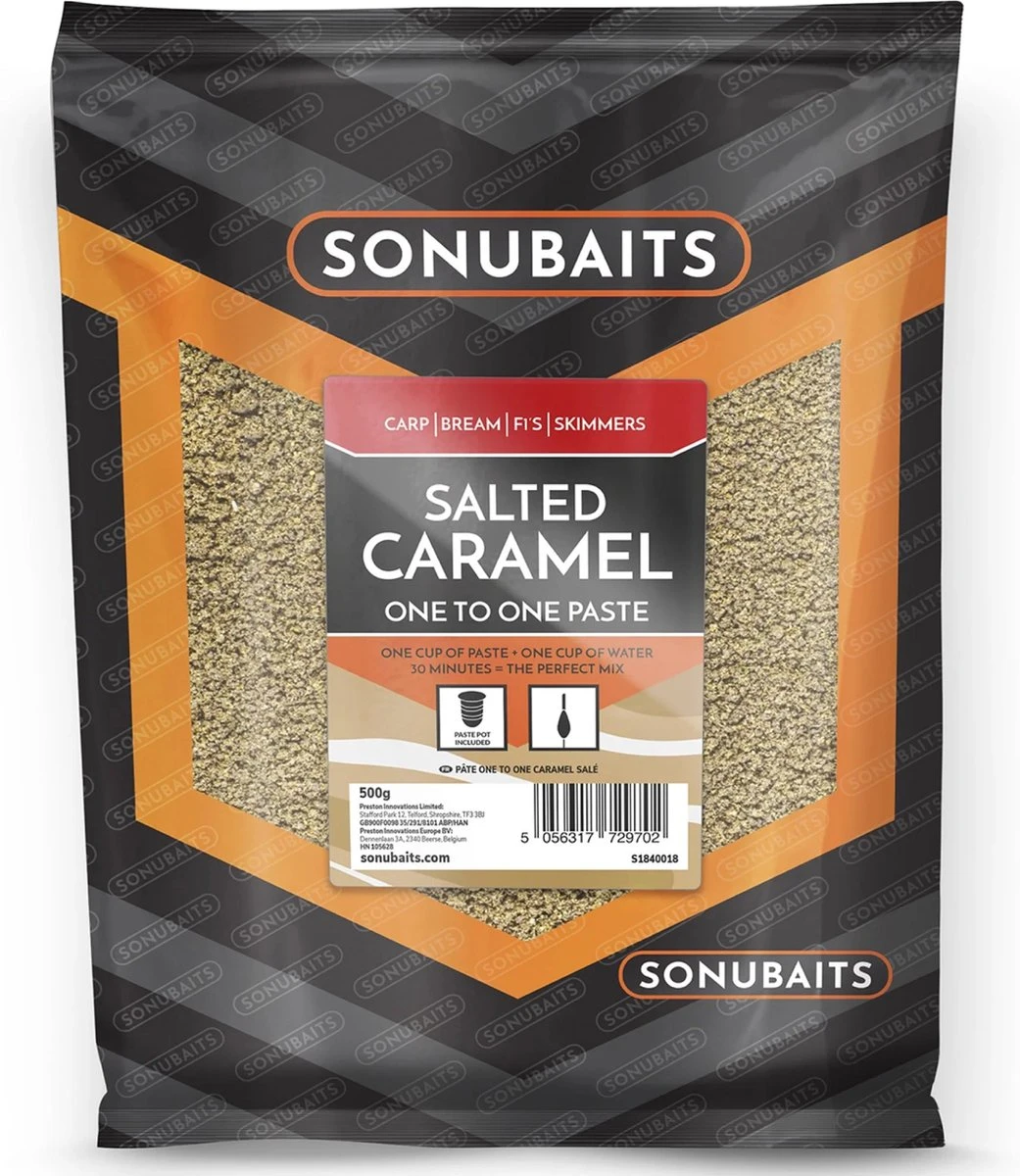 Sonubaits Salted Caramel One To One Paste 500G 1 Sonubaits Salted Caramel One To One Paste 500G